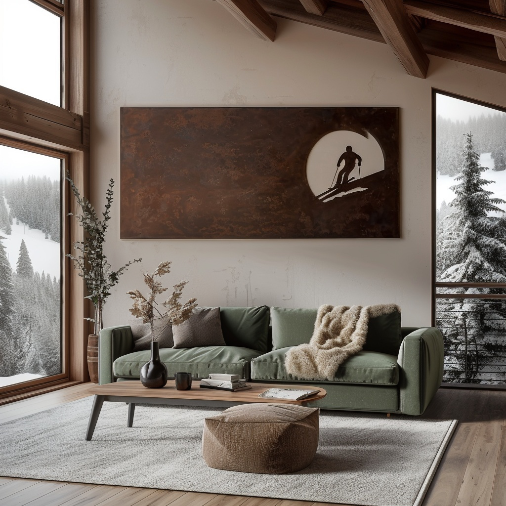 The Powderfall - Metal Wall Art