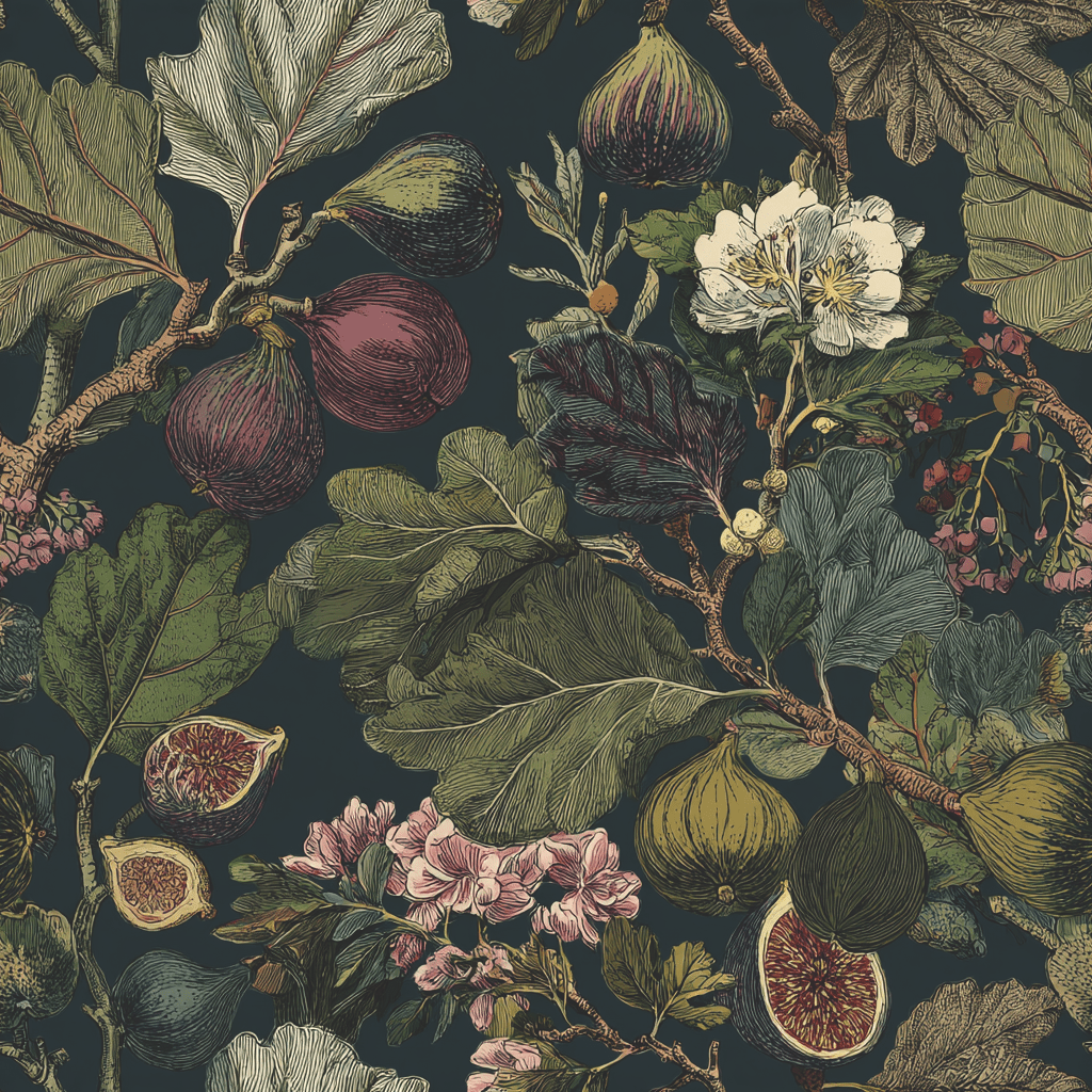 Wild Fig Grove -  48" Wallpaper