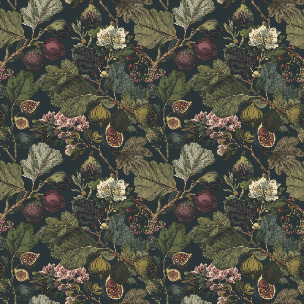 Wild Fig Grove 12" Wallpaper