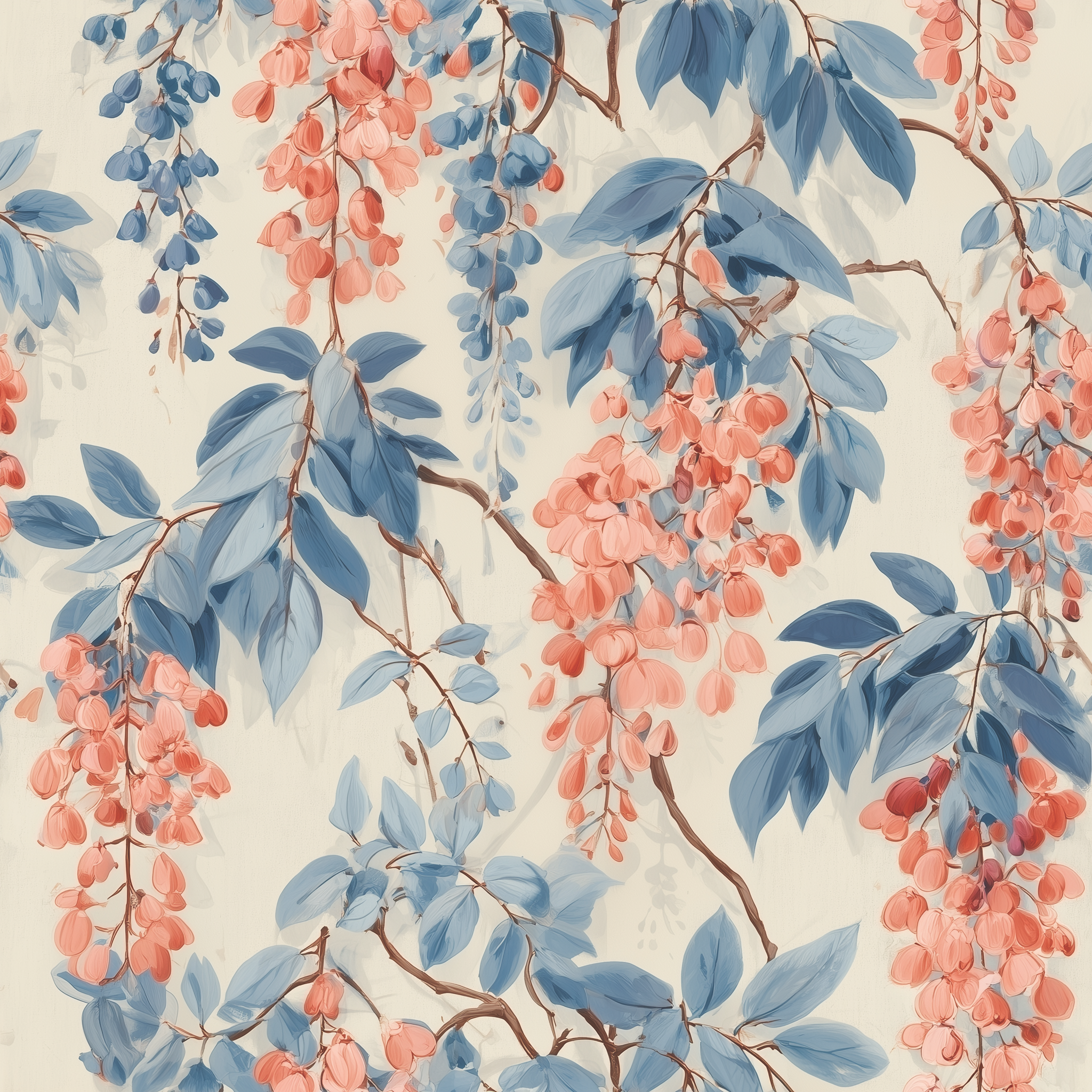 Coral Cascade Wallpaper
