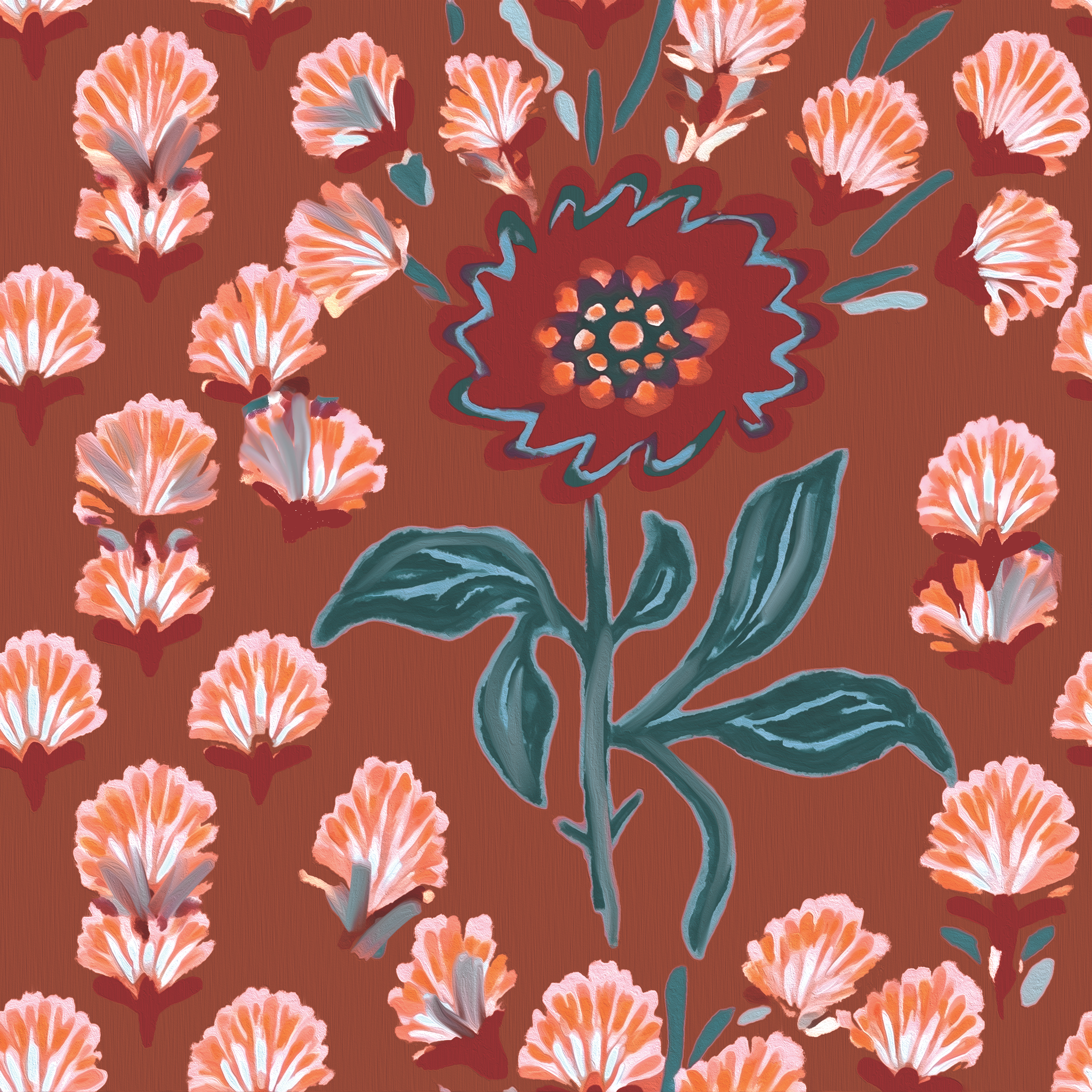 Scarlet Soliloquy Wallpaper