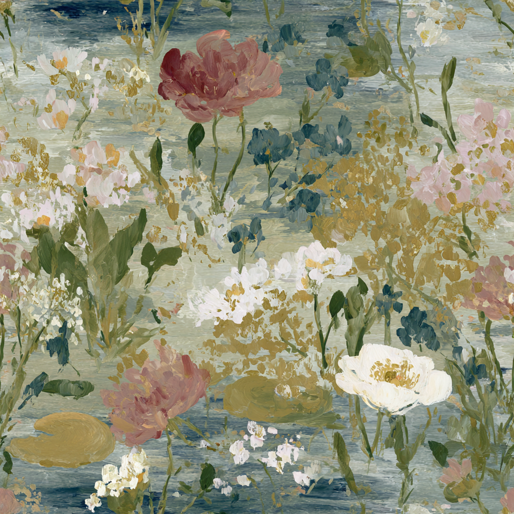 Loose Stems fabric design