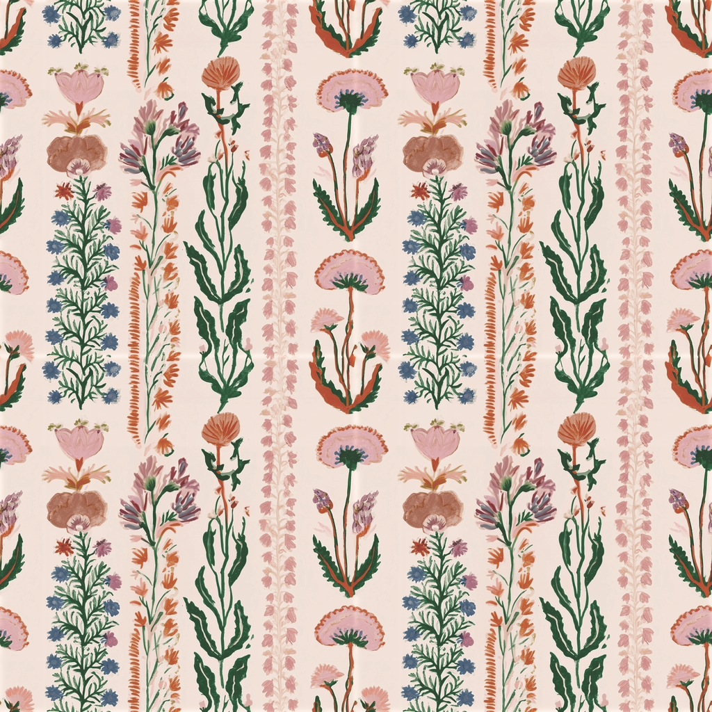 Wren & Rose - Cream Wallpaper