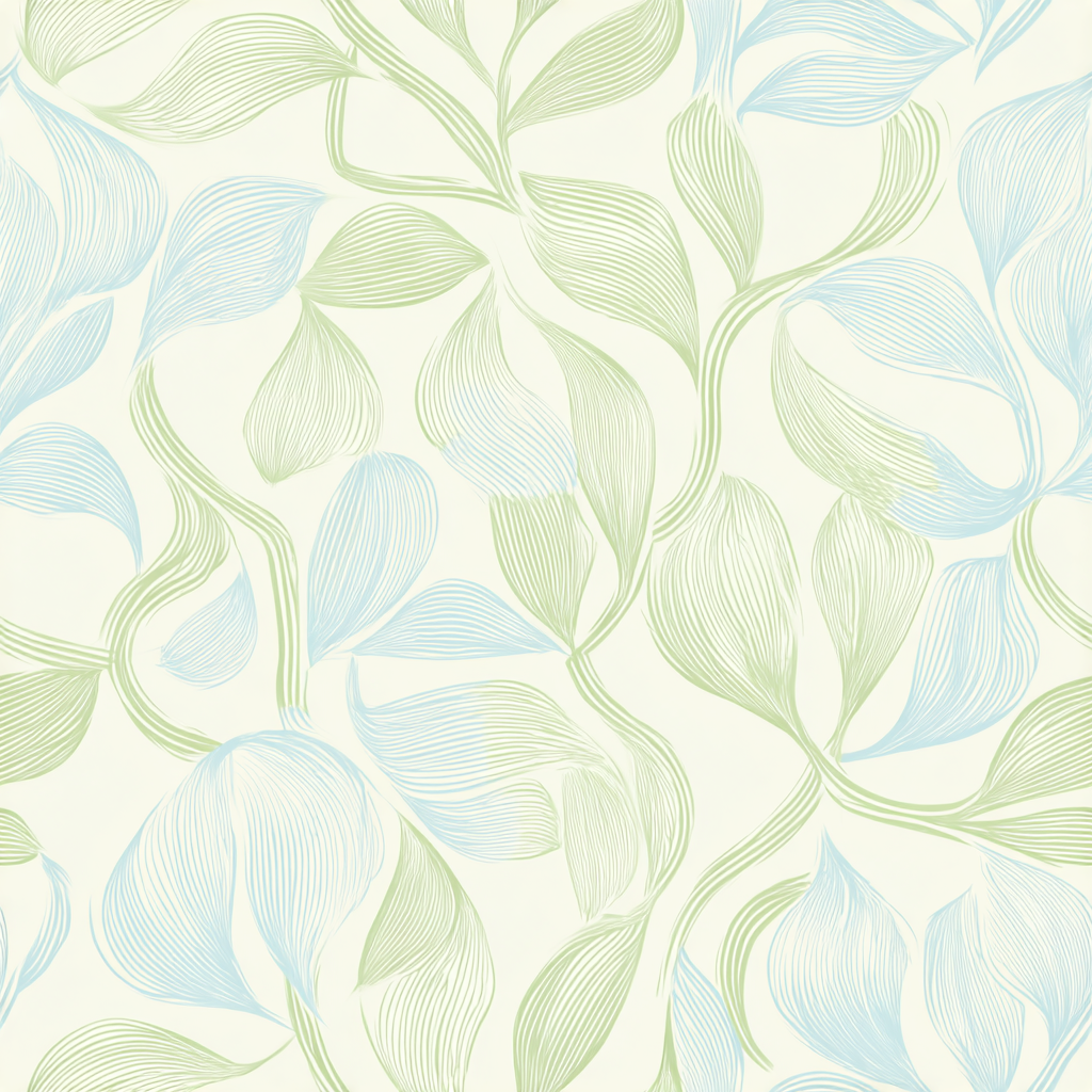 Blue Vinyl Wallpaper