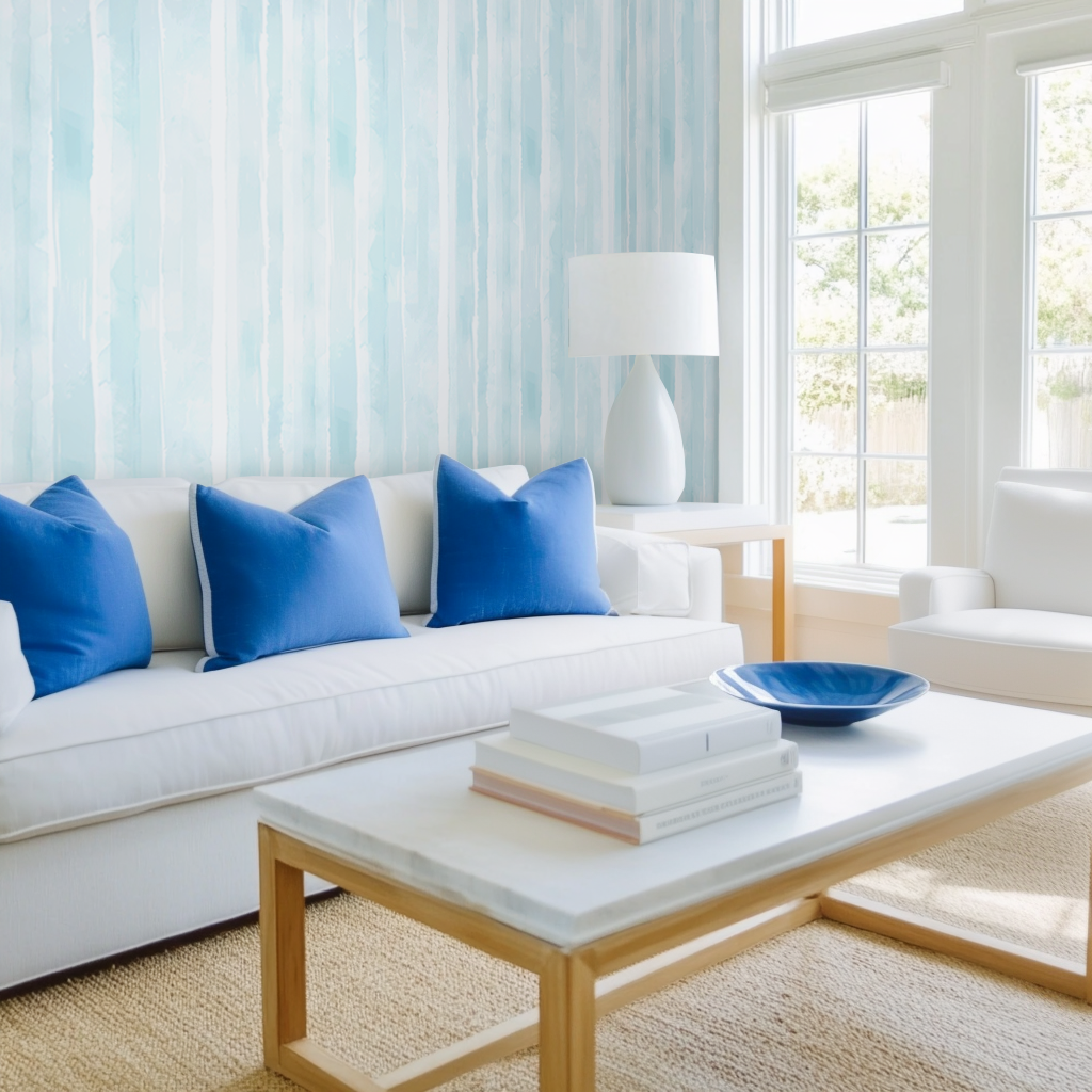 Blue Emily Wallpaper