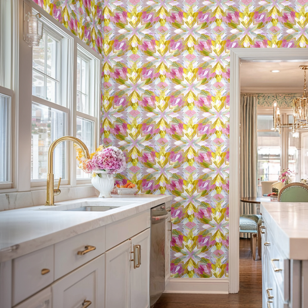 Blushed Mosaic Wallpaper