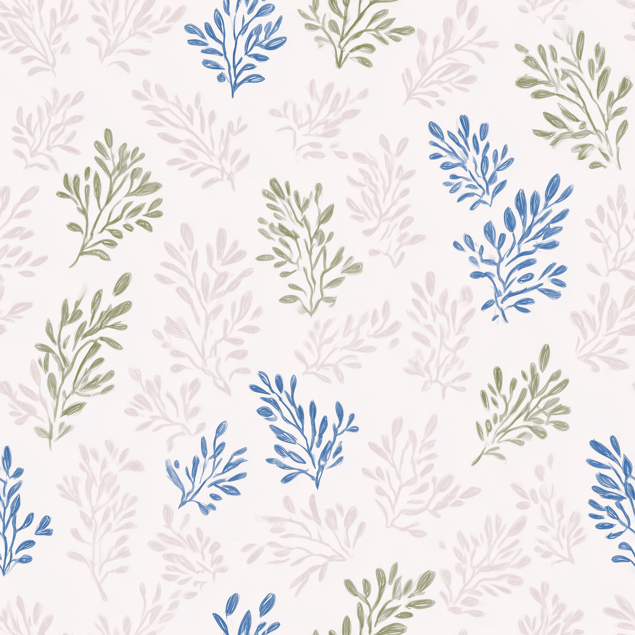 Blushing Botanicals Wallpaper