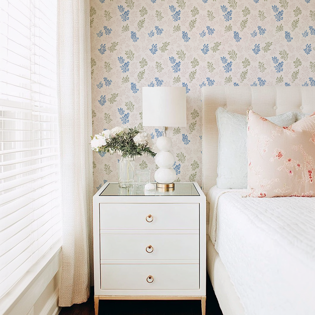 Blushing Botanicals Wallpaper