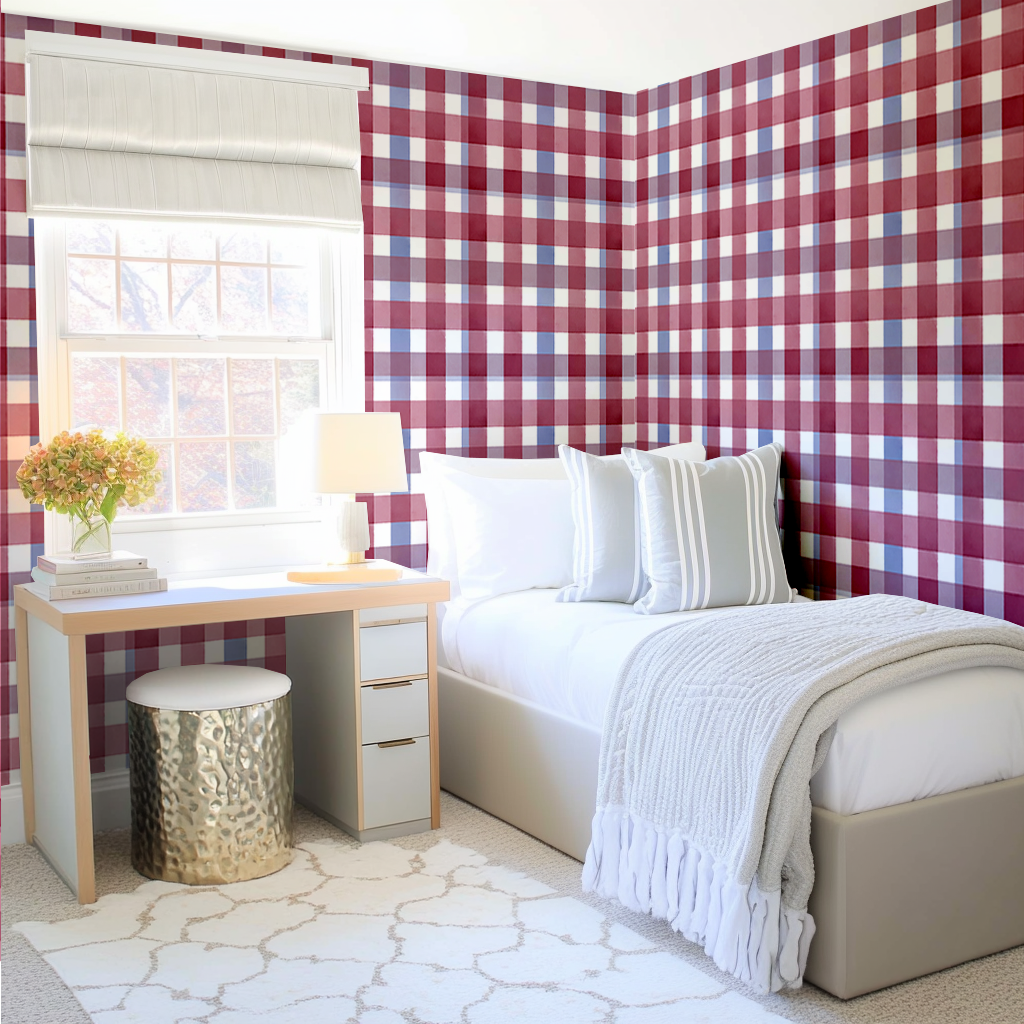 Brighton Plaid Wallpaper