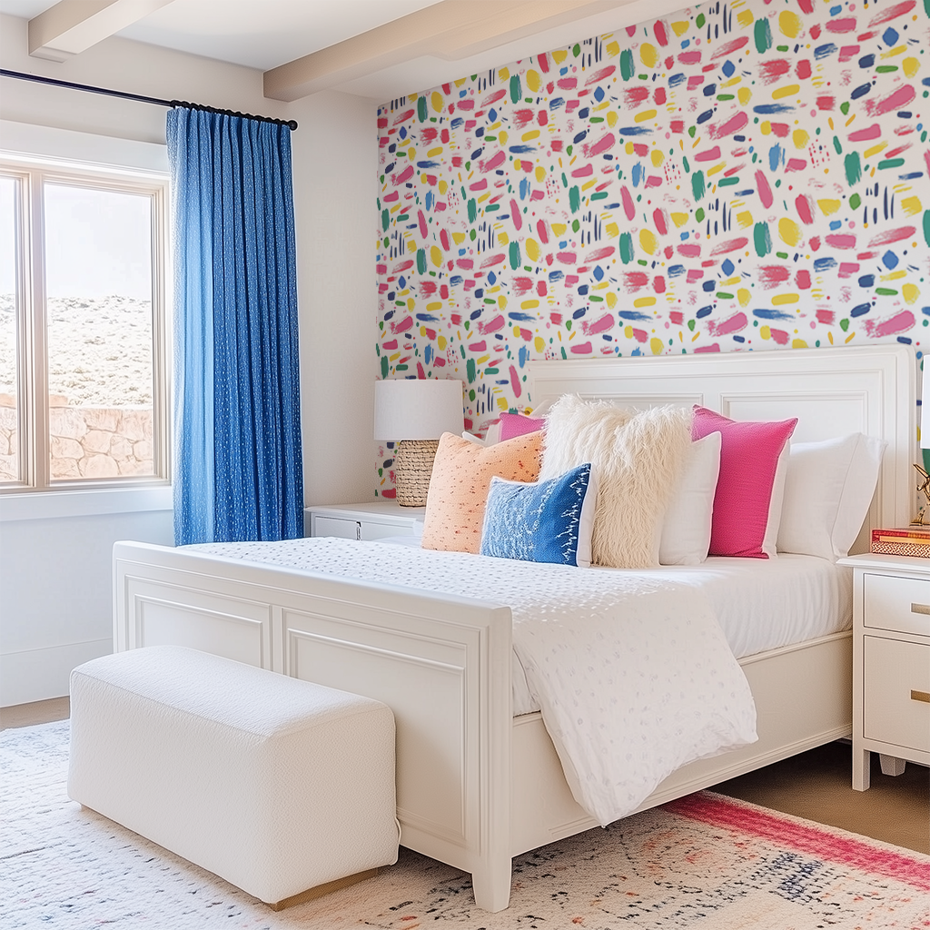 Brushstroke Bliss Wallpaper