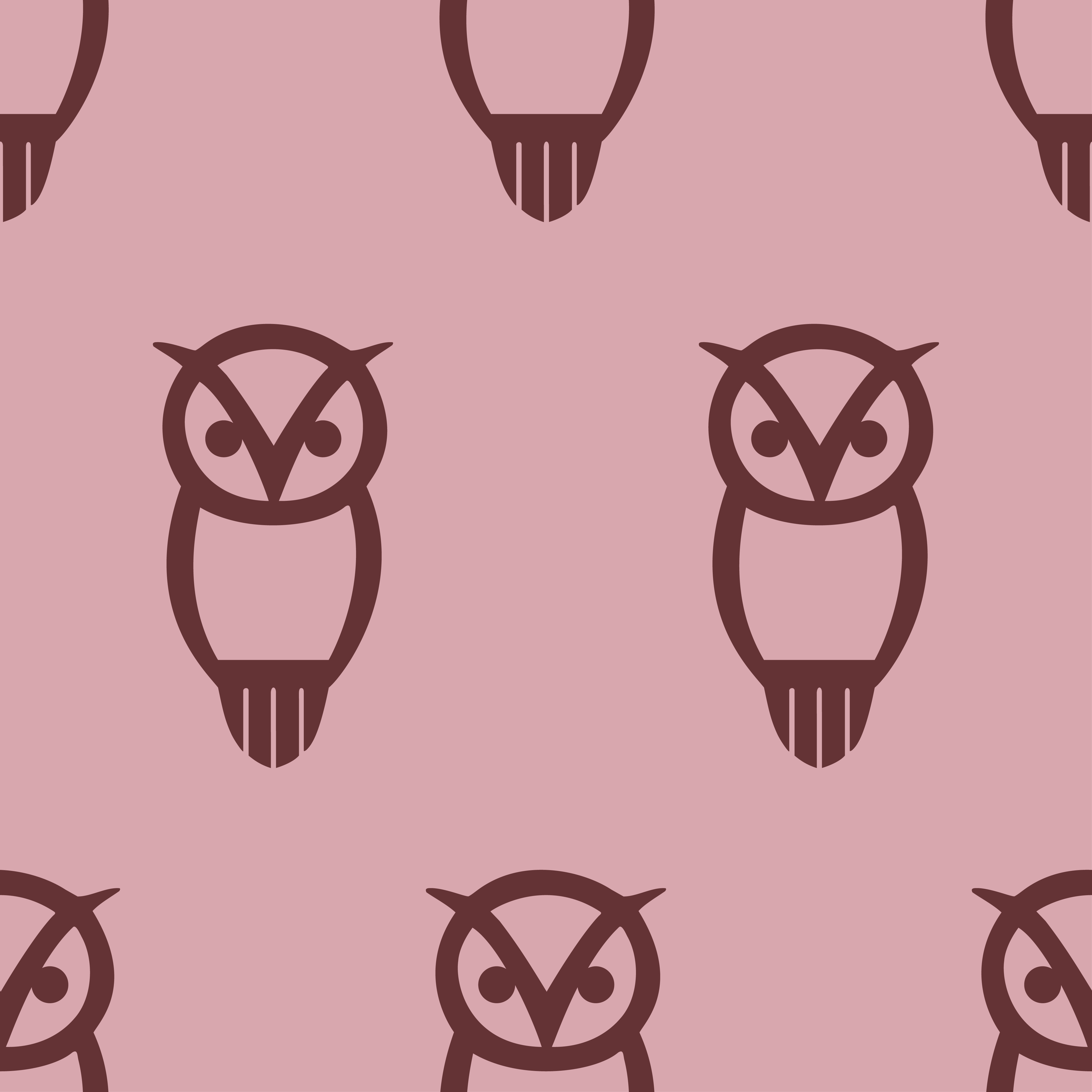 Chi Omega Purple Owls Wallpaper