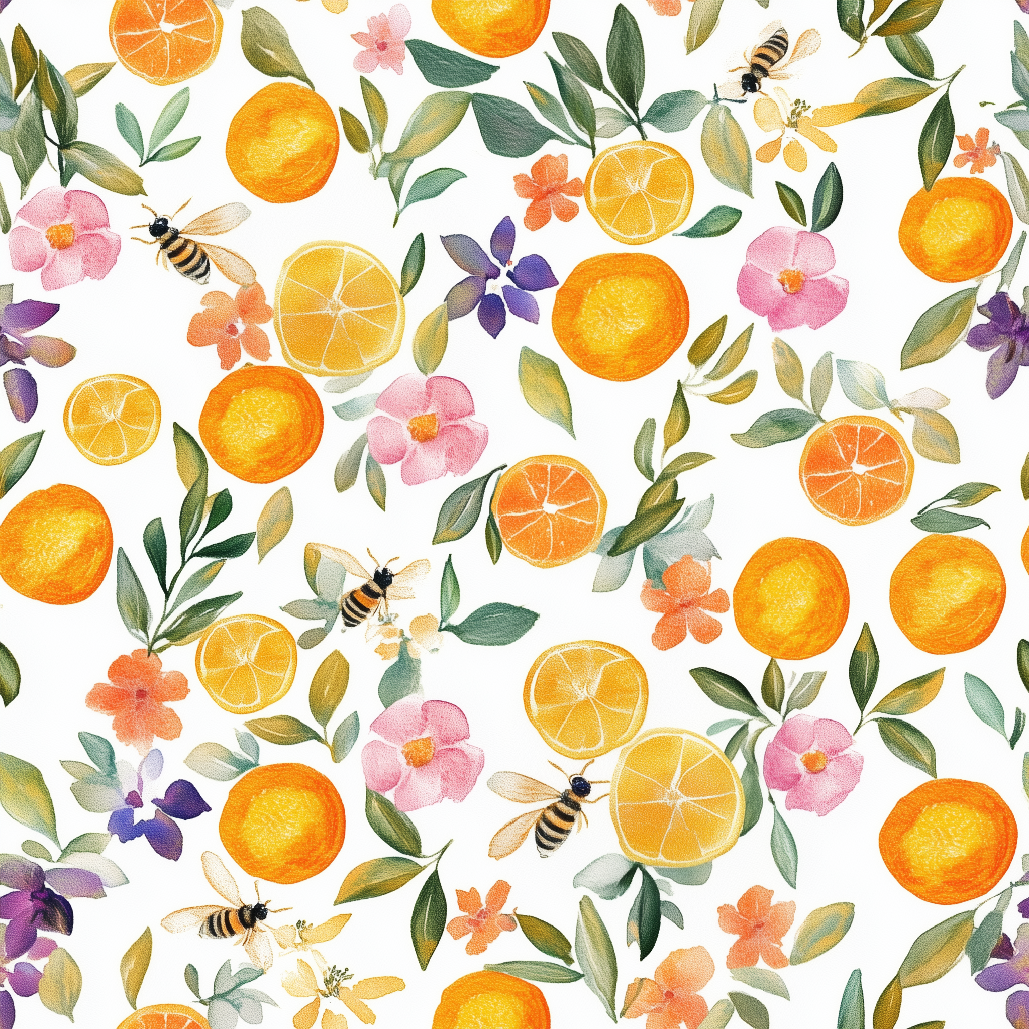 Citrus Serenade Wallpaper