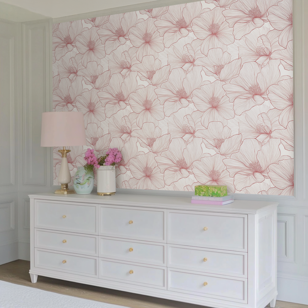 Coral Cabana Wallpaper