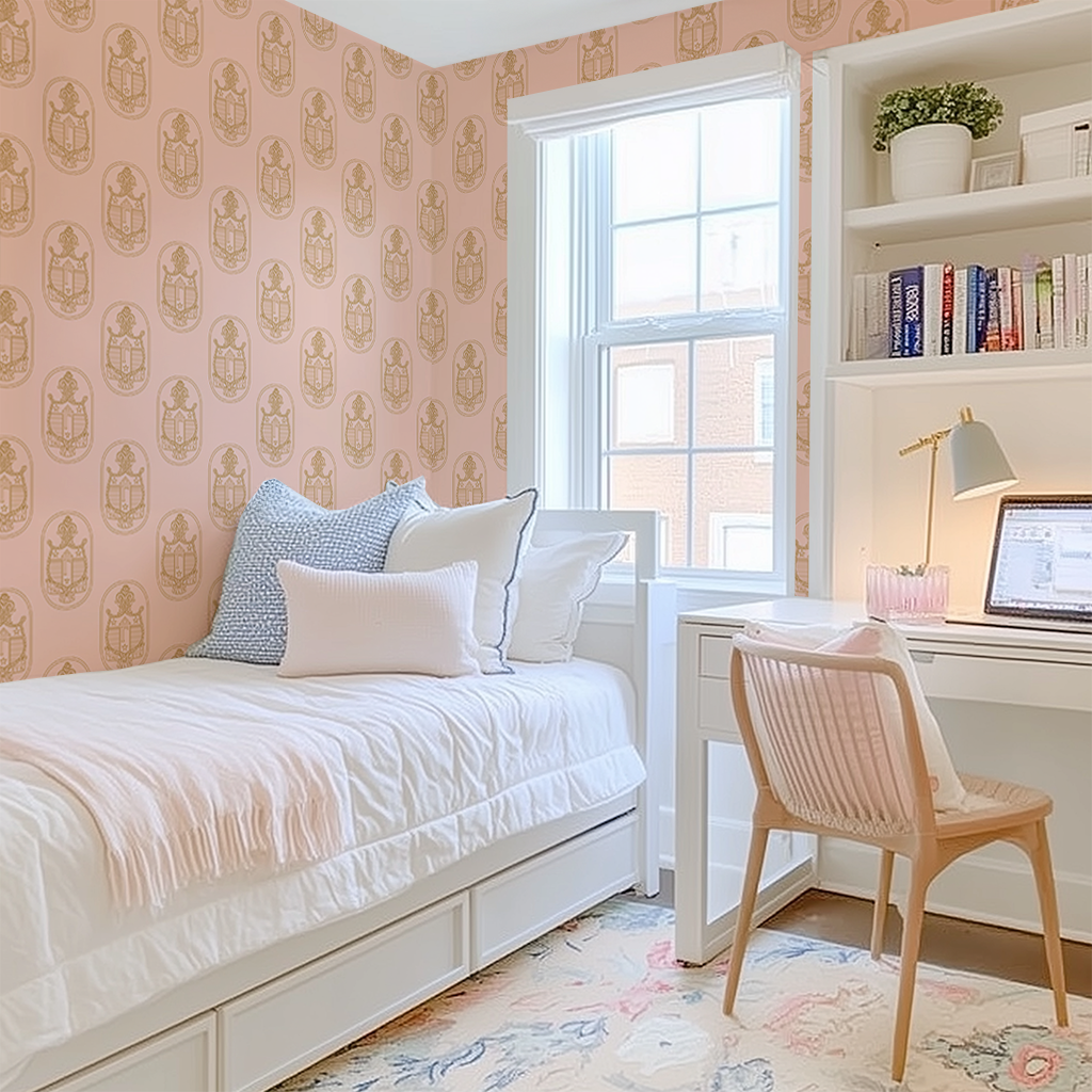 DG Peach Seal Wallpaper