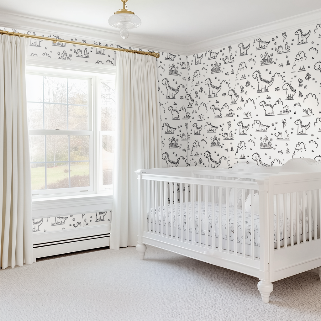 Dino Doodle Wallpaper