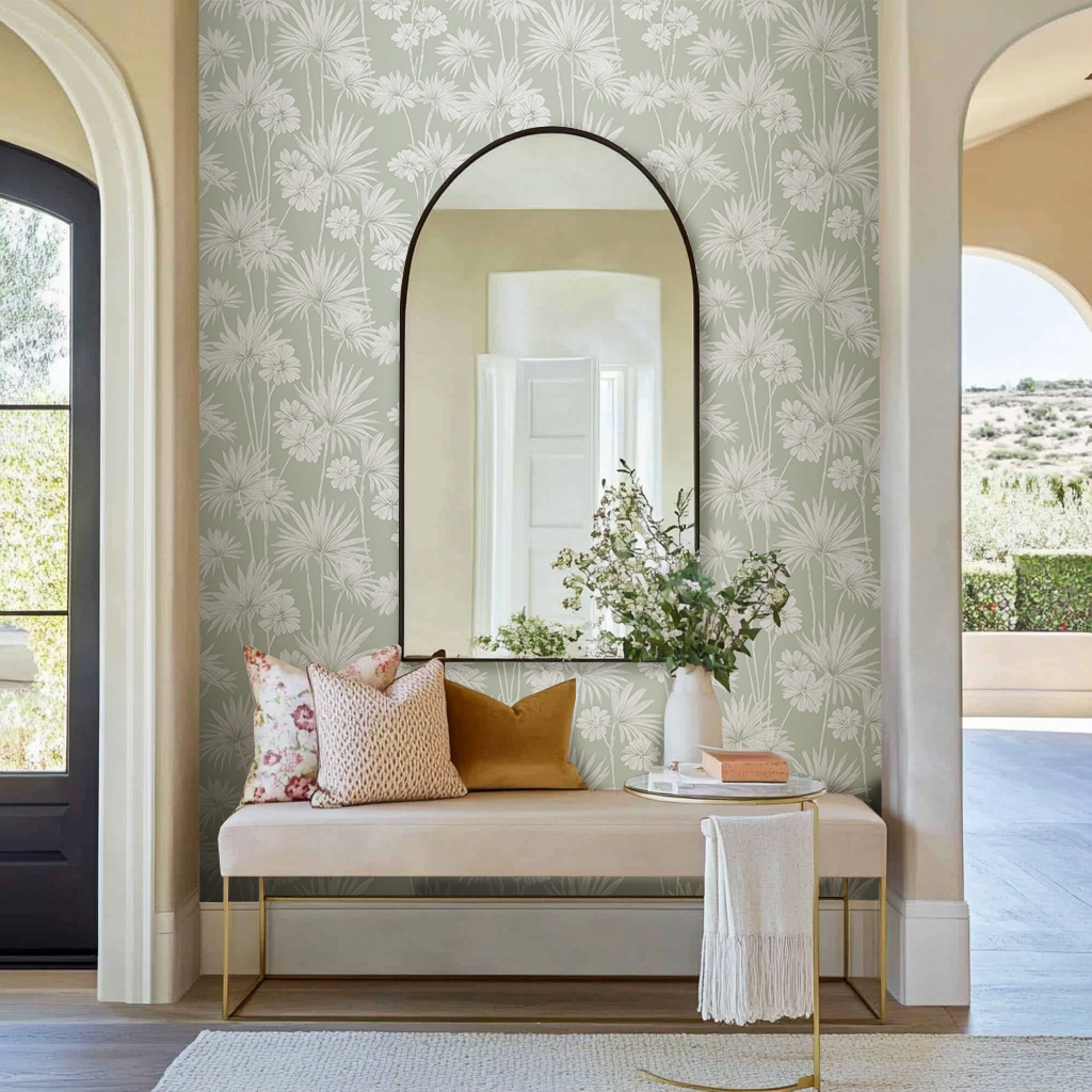 Drawn Palm Wallpaper