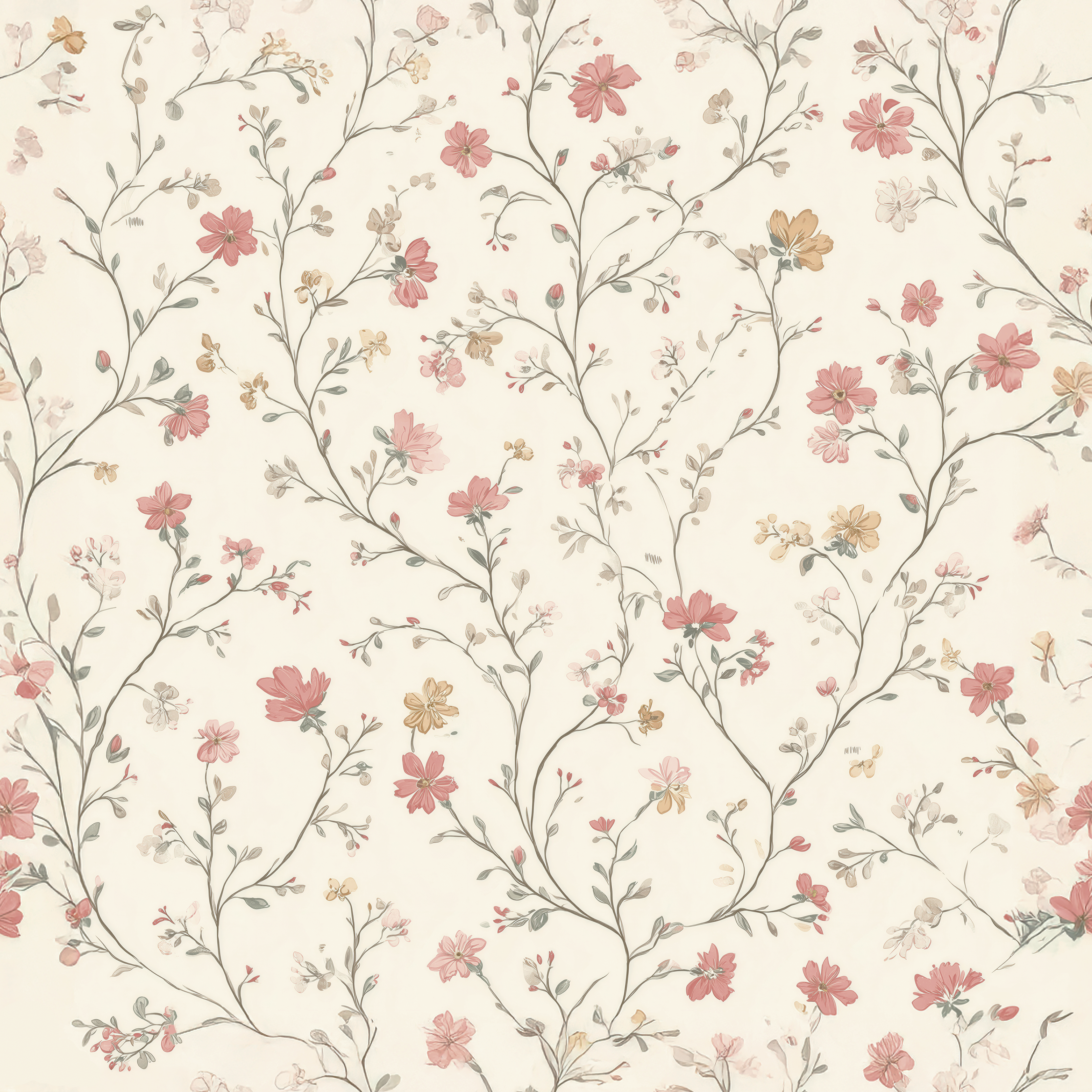 Flonnie Floral Wallpaper