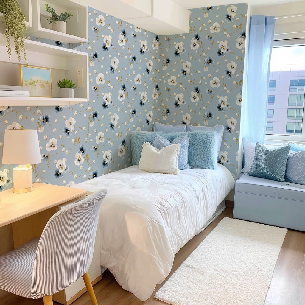 Flower Pearls Wallpaper