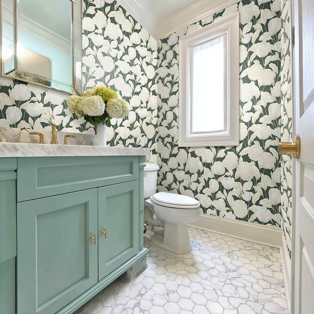 Folklore Cabins Wallpaper