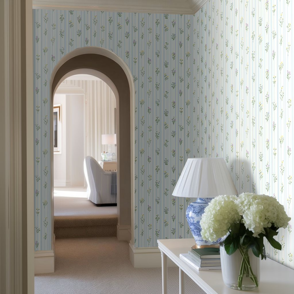 Front Row Floral Wallpaper