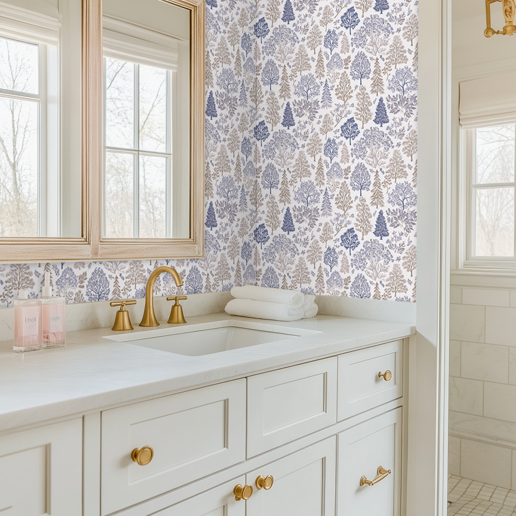 Frosted Forest Wallpaper