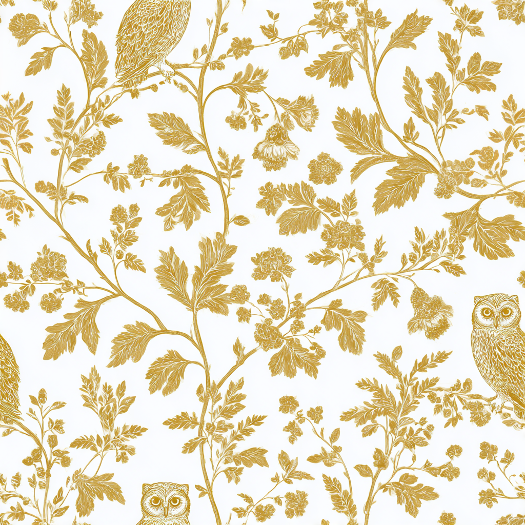 Golden Owl Friend Wallpaper