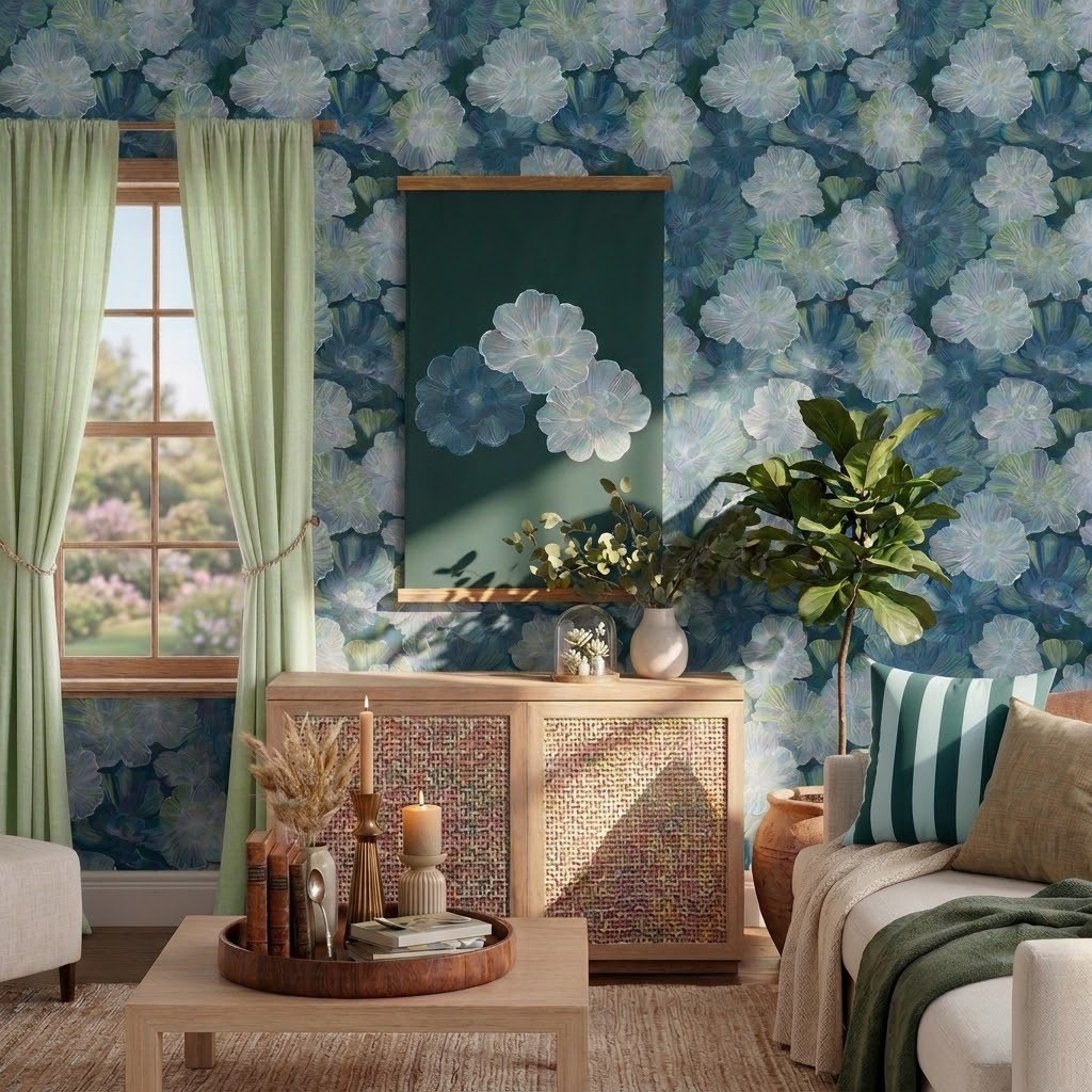 Hint of Lime Wallpaper - Lemon Park