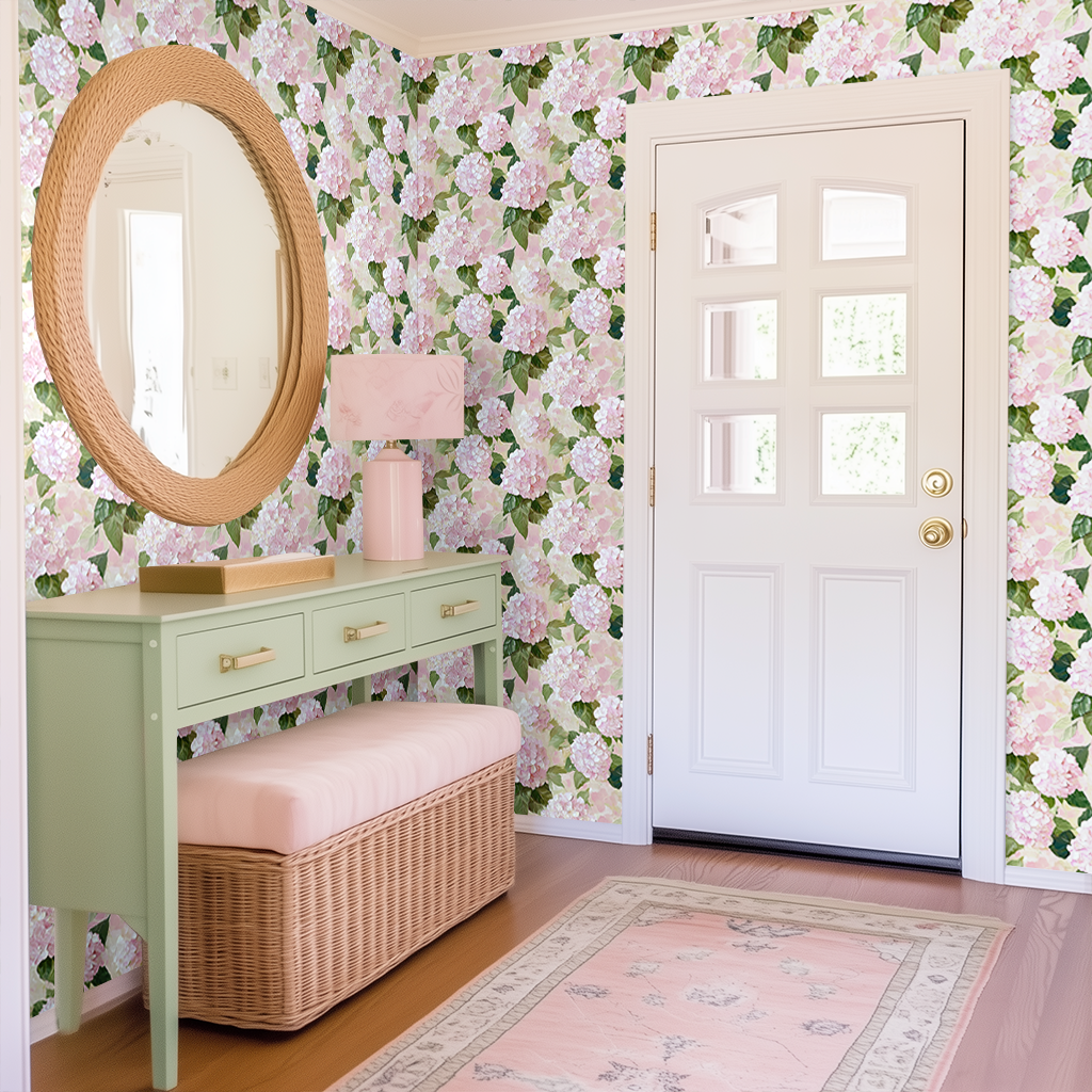 Hydrangea Haven Wallpaper