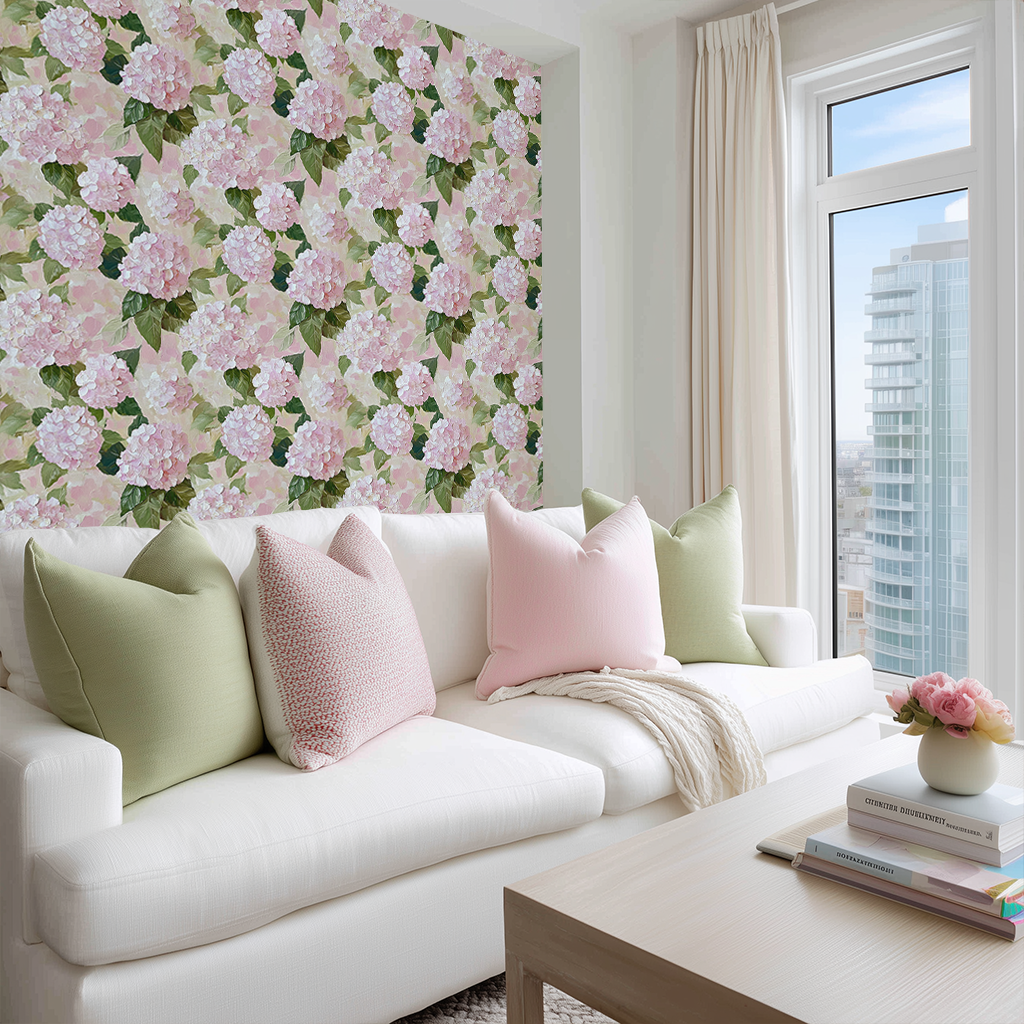 Hydrangea Haven Wallpaper