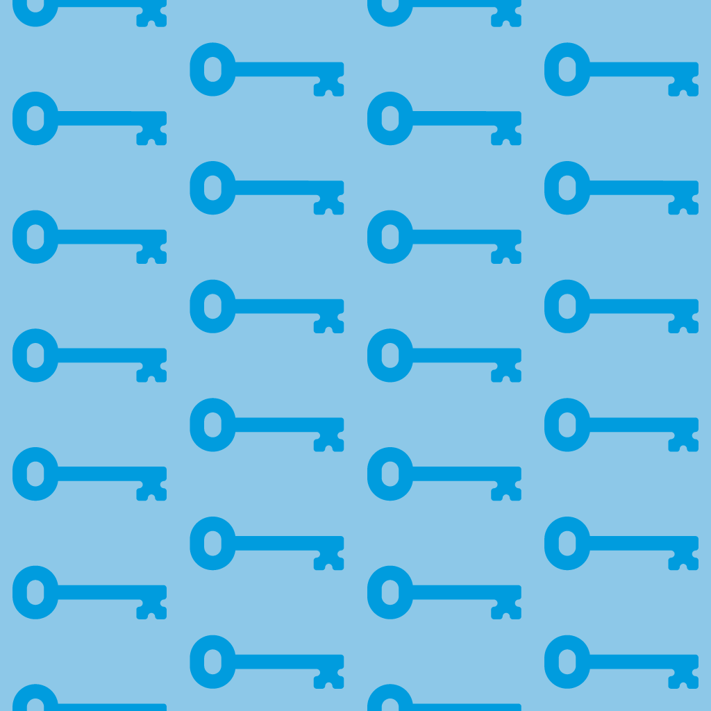 Kappa Key on Blue Wallpaper