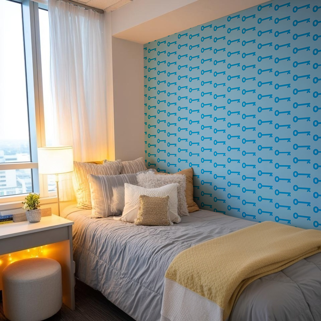 Kappa Key on Blue Wallpaper