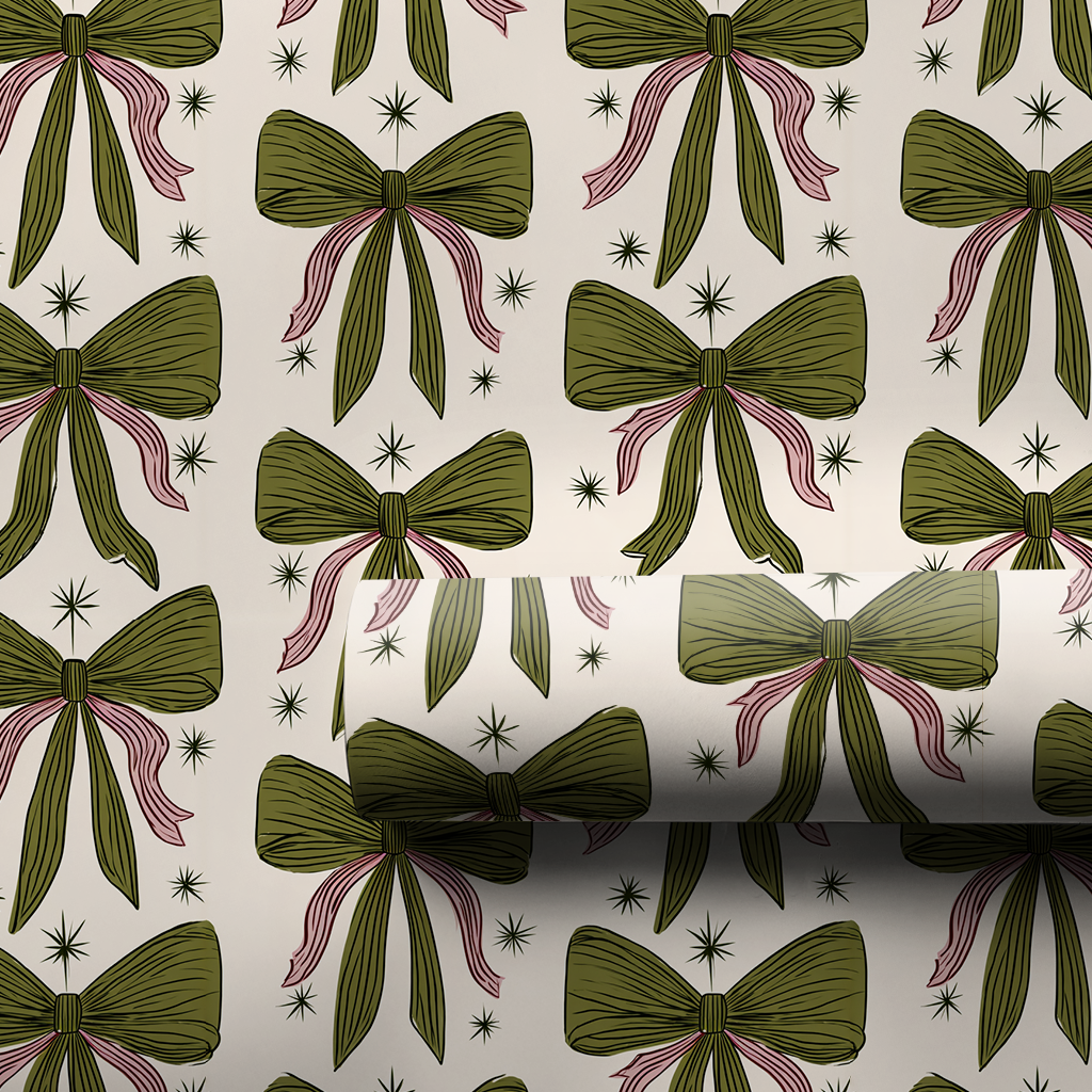 Merry Loops - Wrapping Paper