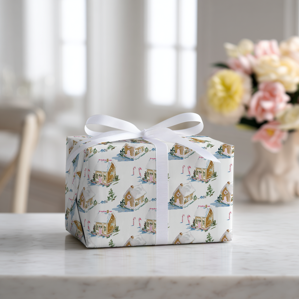 Sugar Cottage-Wrapping Paper
