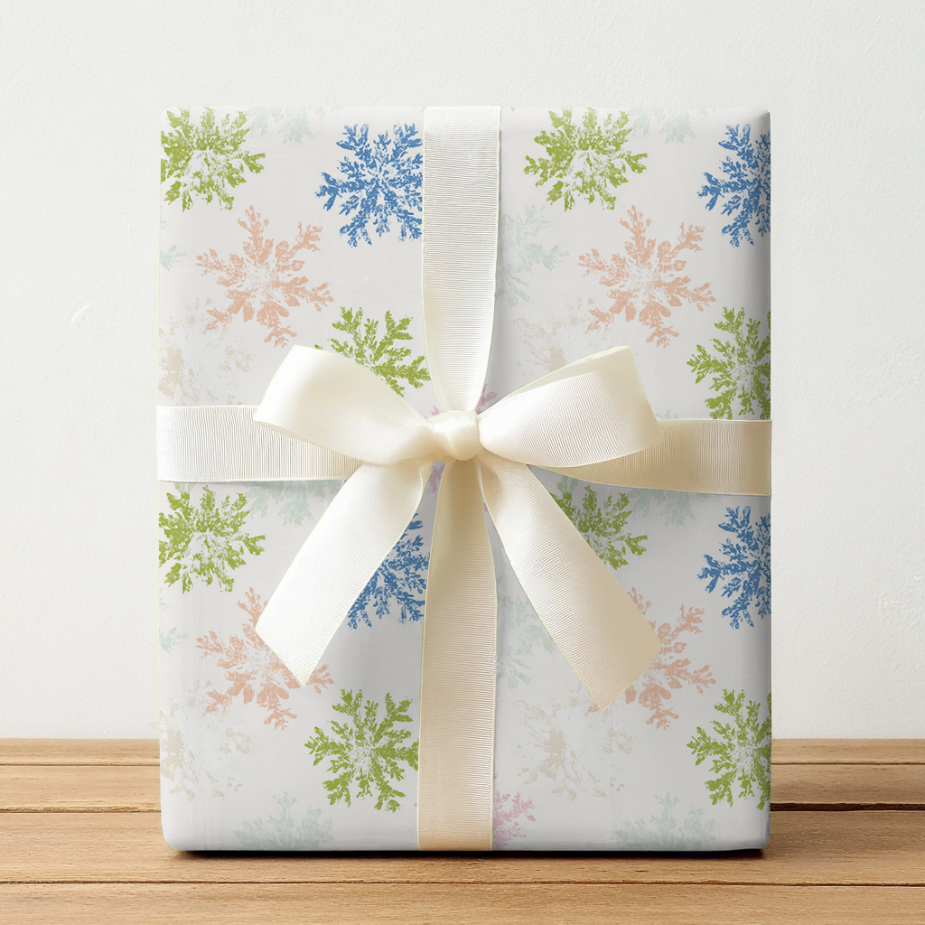 Colorful Flurries - Wrapping Paper