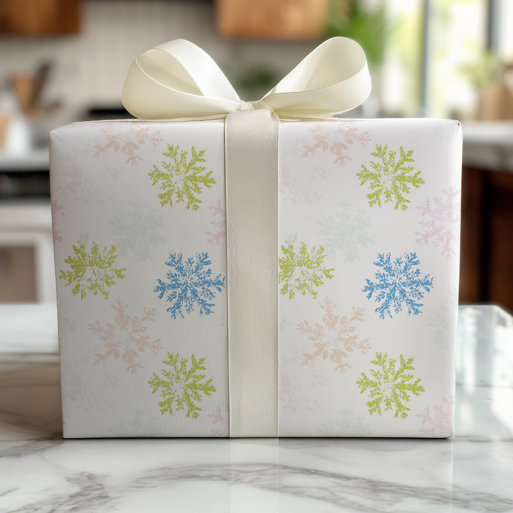 Colorful Flurries - Wrapping Paper