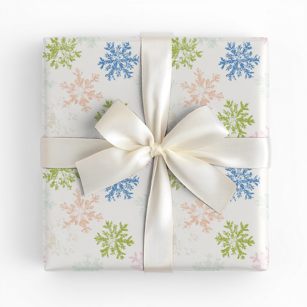Colorful Flurries - Wrapping Paper