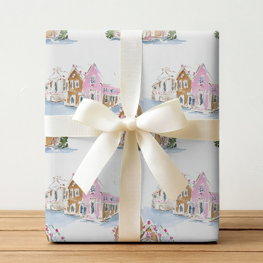 Frosted Village - Wrapping Paper