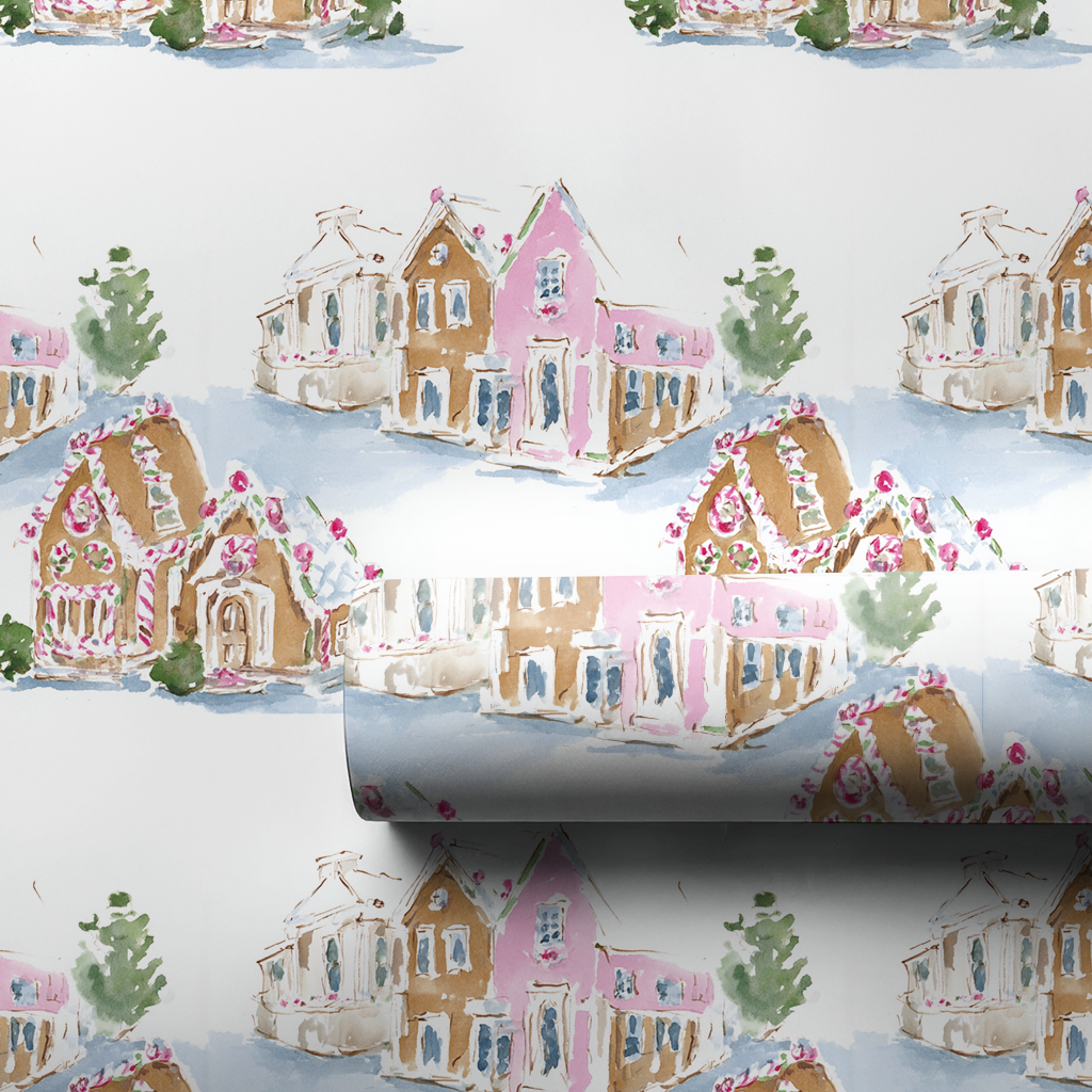 Frosted Village - Wrapping Paper