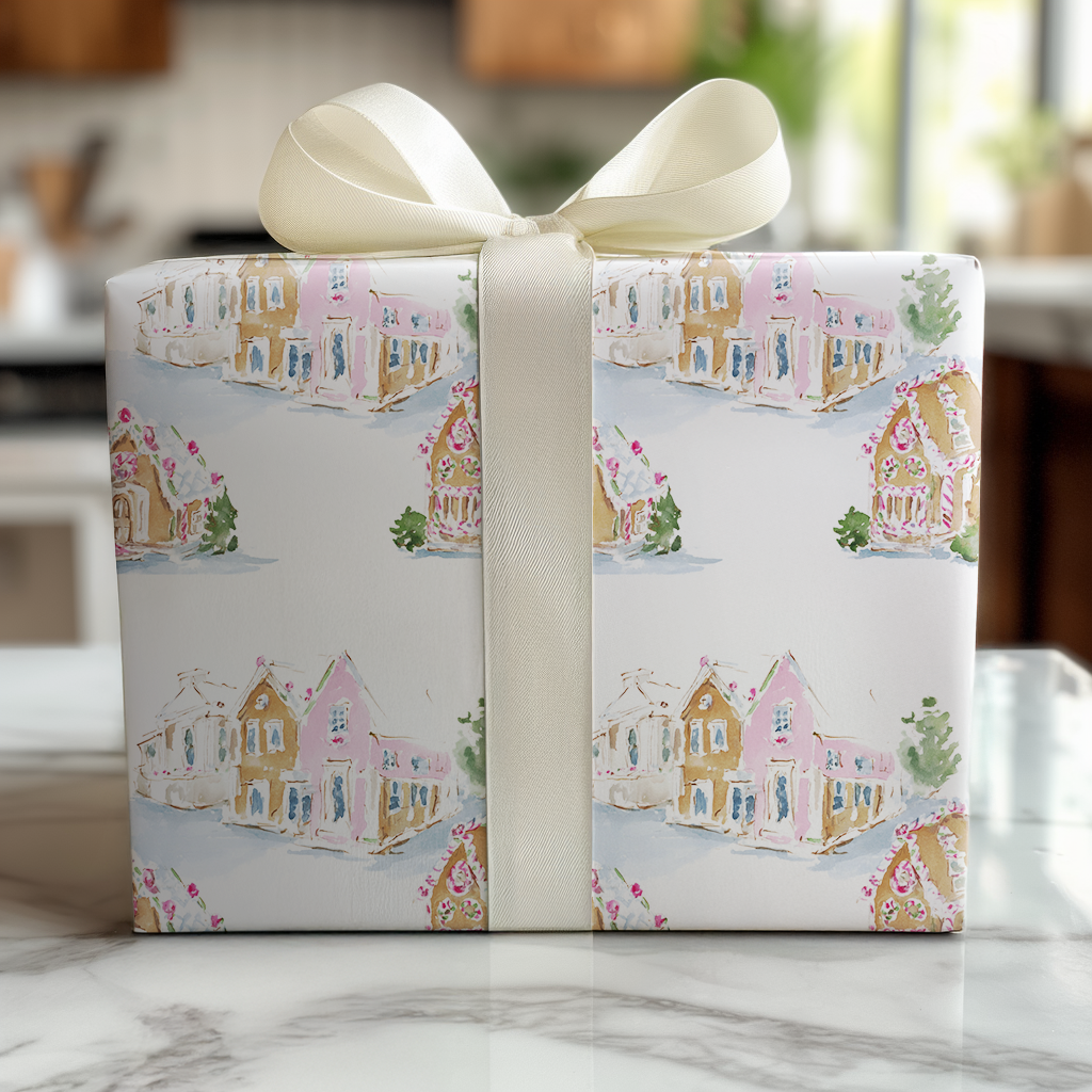 Frosted Village - Wrapping Paper