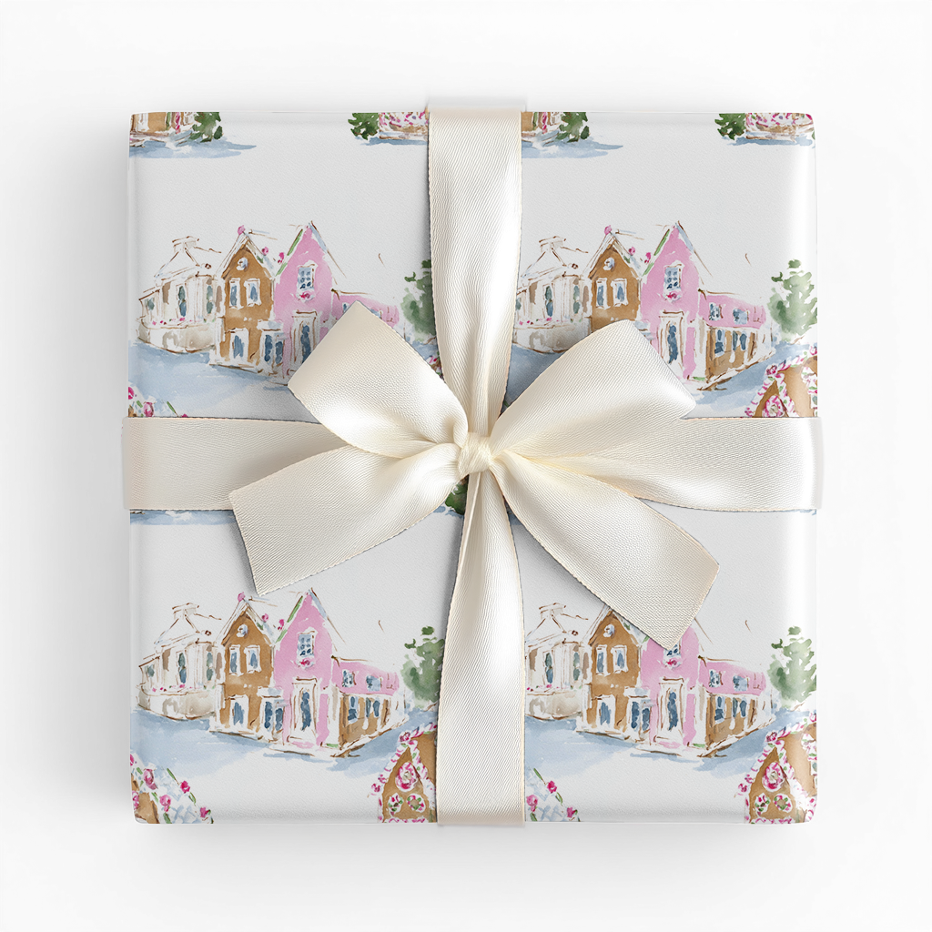 Frosted Village - Wrapping Paper