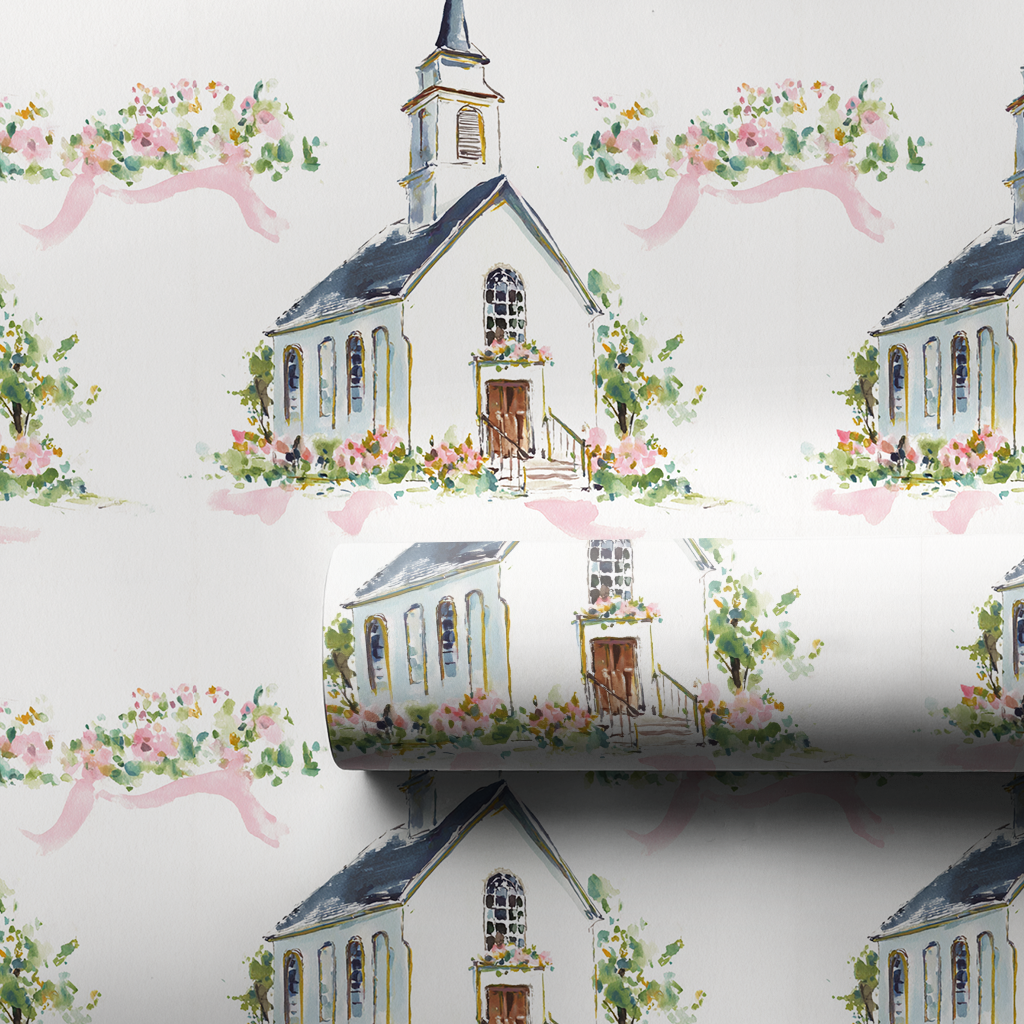 Wedding Chapel - Wrapping Paper