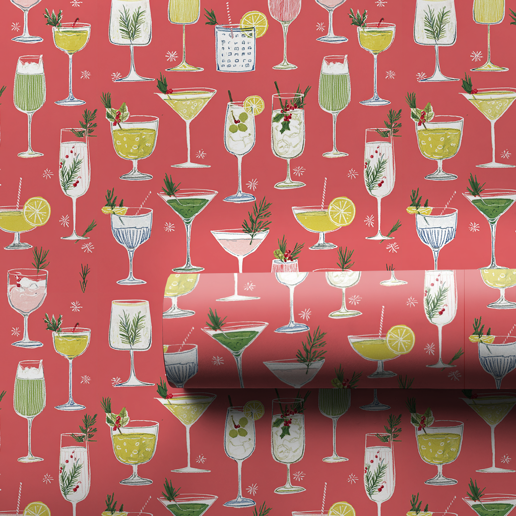 Cups of Cheer - Wrapping Paper