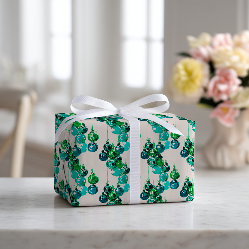 Dark Green Nelson - Wrapping Paper
