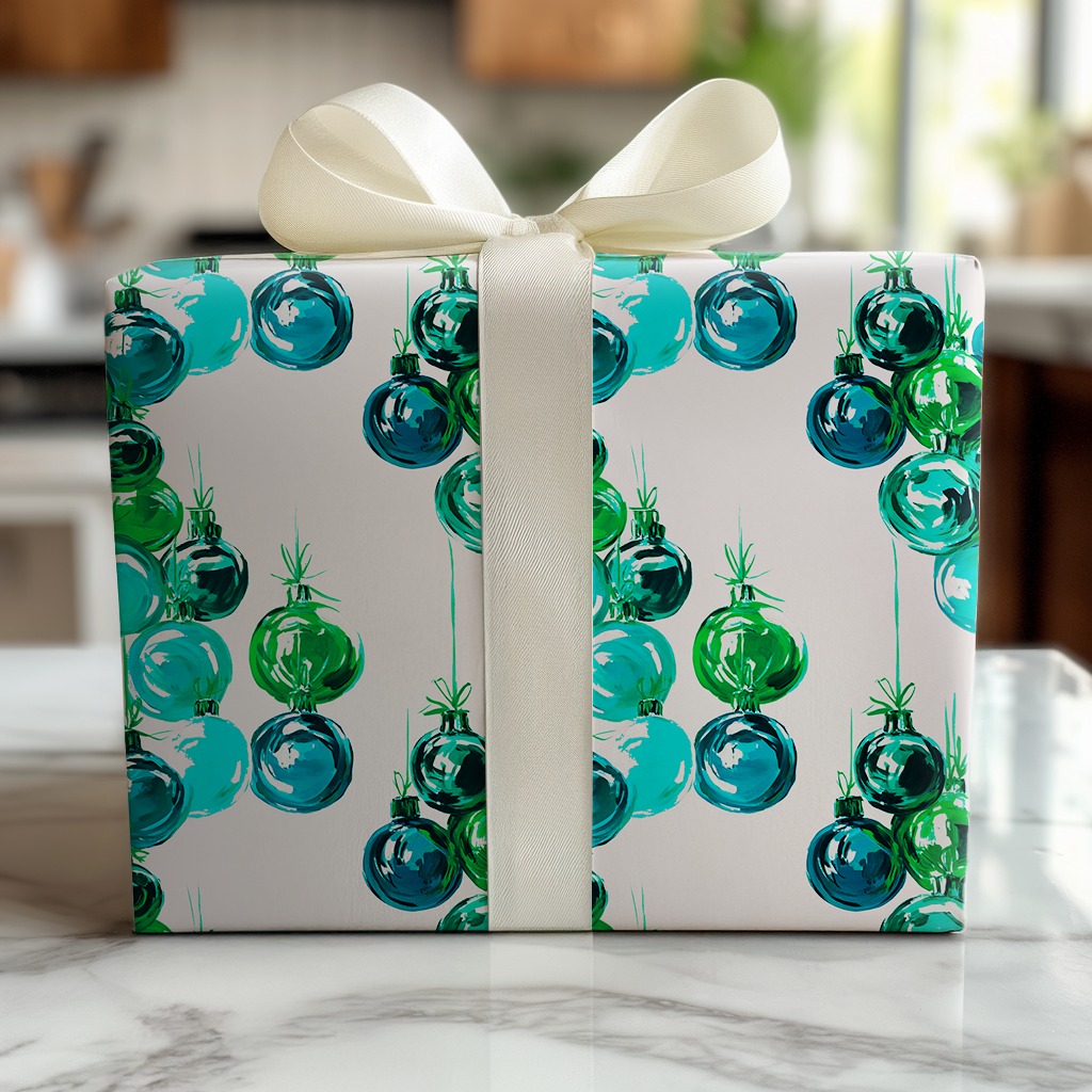 Dark Green Nelson - Wrapping Paper