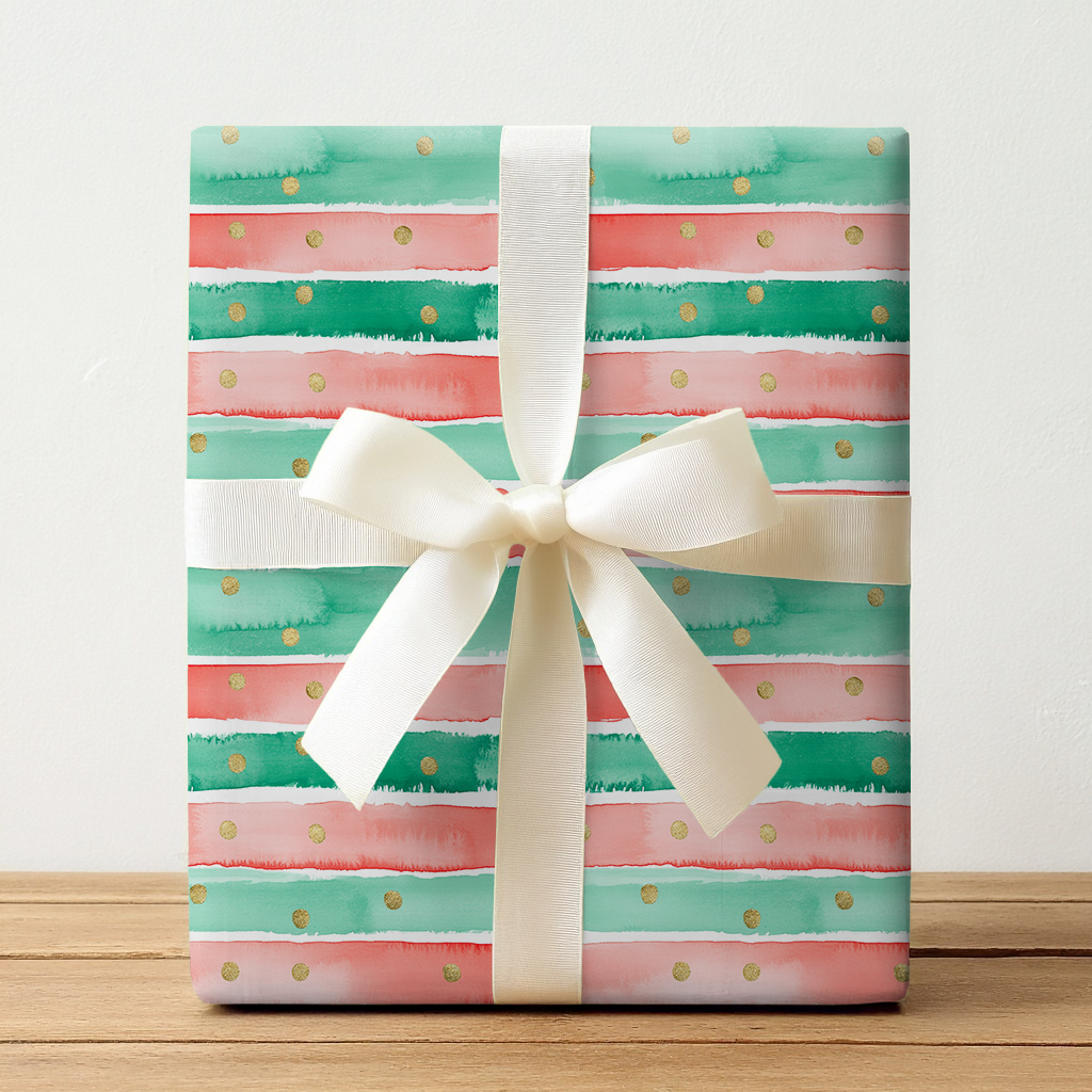 Christmas Stripes - Wrapping Paper