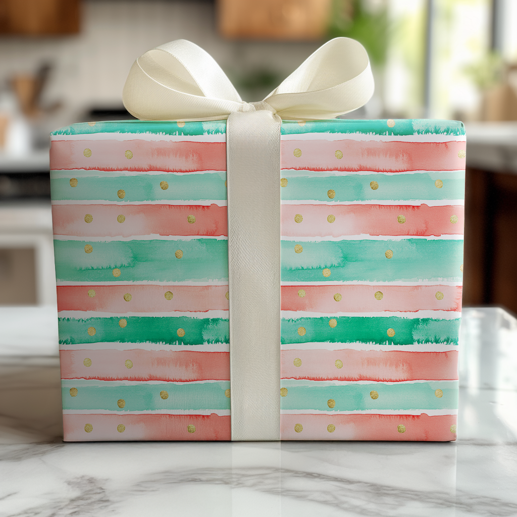 Christmas Stripes - Wrapping Paper