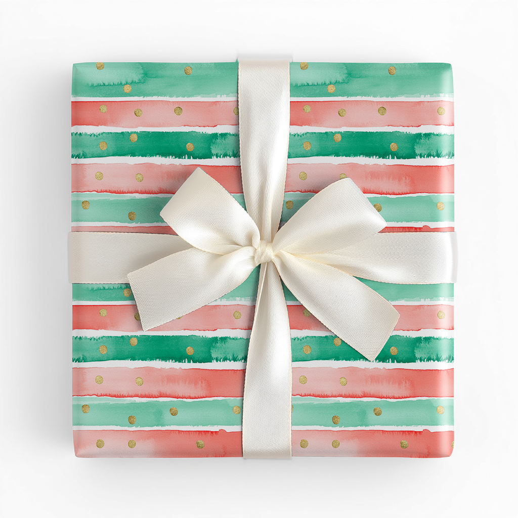 Christmas Stripes - Wrapping Paper