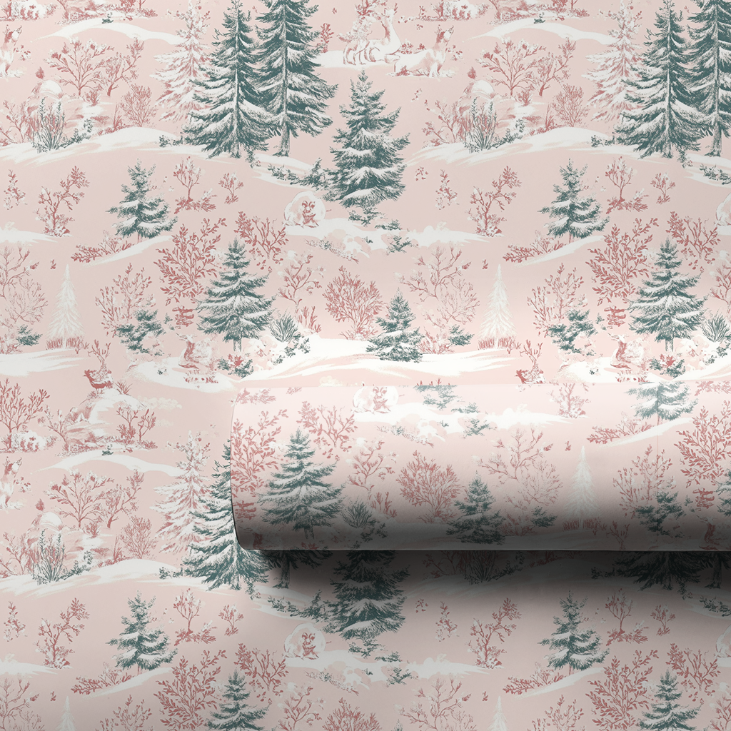 Pastel Frost Toile - Wrapping Paper