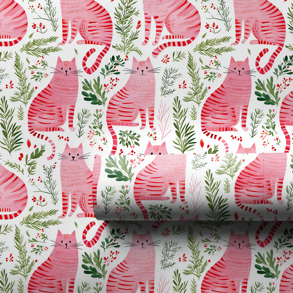 Meowy Christmas - Wrapping Paper