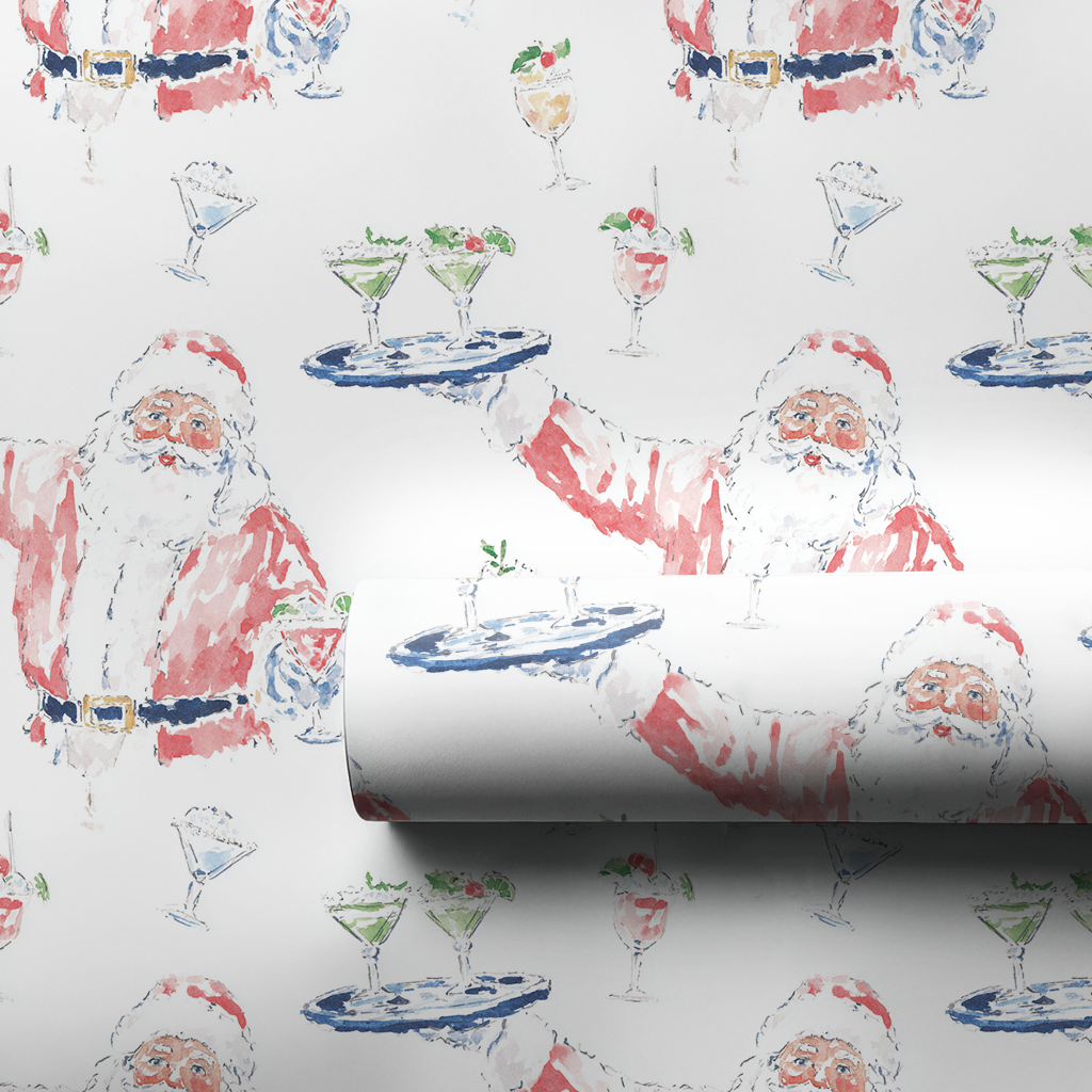 Sassy Santa - Wrapping Paper